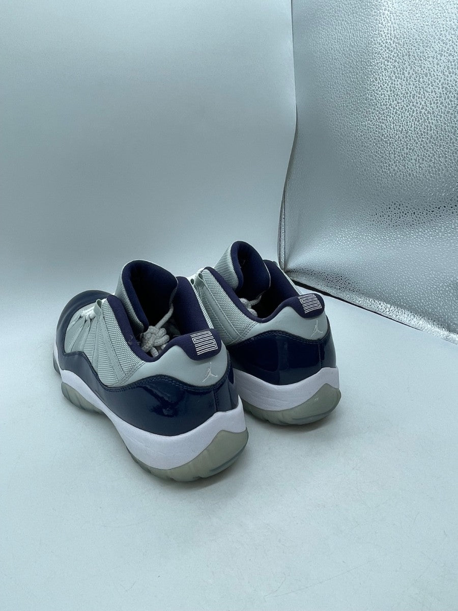 Jordan 11 Retro Low Georgetown 13 (Moderately Worn Pre-Owned)JordanGrey Mist/White-Midnight Navy - Image 4