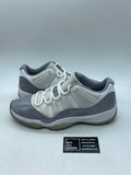 Jordan 11 Retro Low Cement Grey 12 (Heavily Worn Pre-Owned) - Image 1