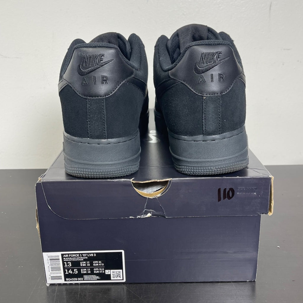 Nike Air Force 1 Low Black Anthracite 13 (Moderately Worn Pre-Owned)NikeBlack/Black-Anthracite - Image 4