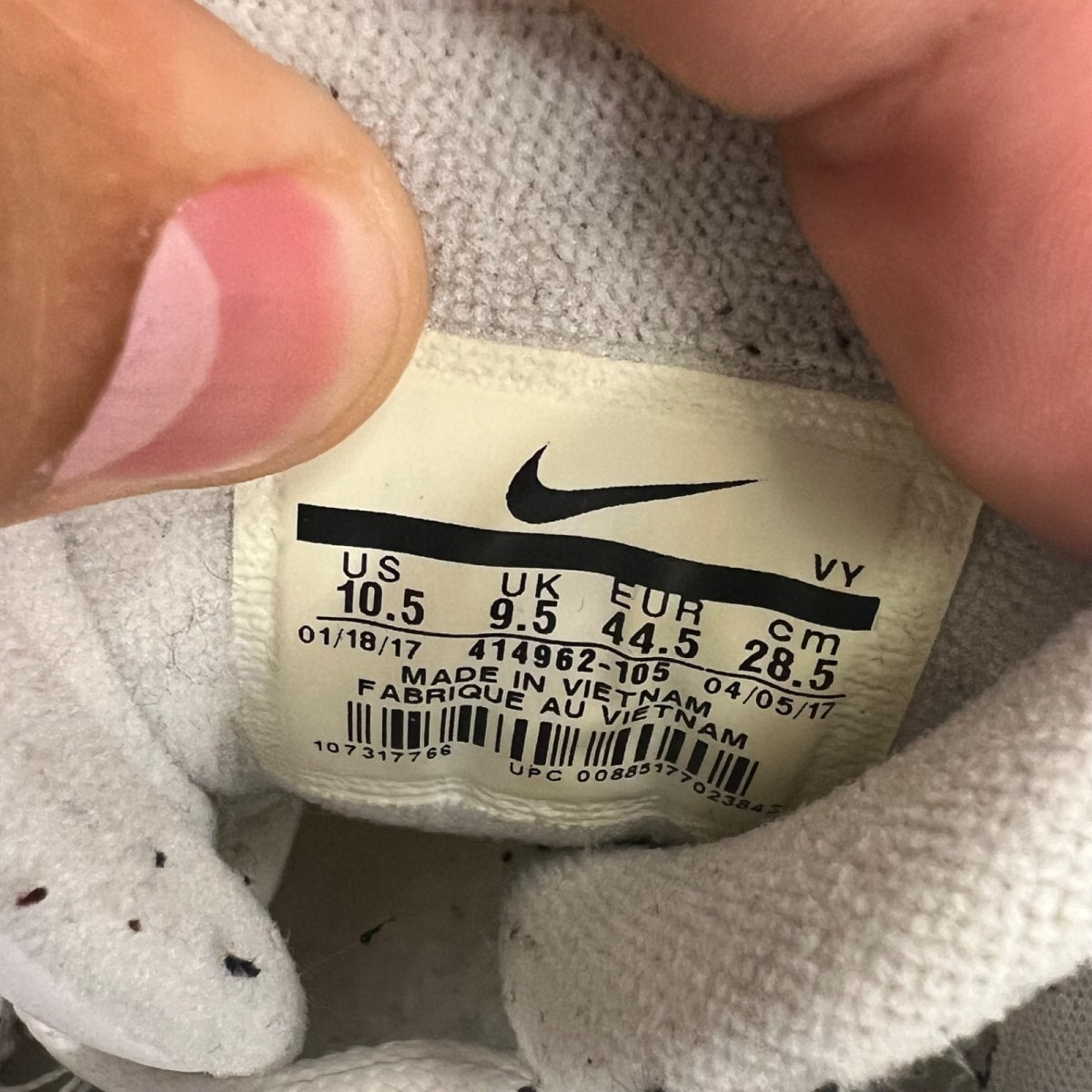 Nike Air More Uptempo Scottie Pippen 10.5 (Lightly Worn Pre-Owned)NikeWhite/Black-University Red - Image 7