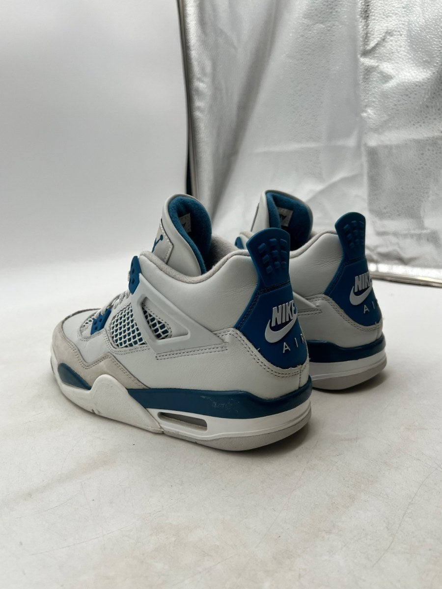 Jordan 4 Retro Military Blue (2024) (GS) 6Y (Moderately Worn Pre-Owned) - Image 4