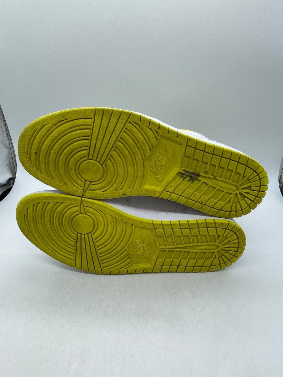 Jordan 1 Retro High First Class Flight 12 (Moderately Worn Pre-Owned)JordanWhite/Dynamic Yellow-Black - Image 7