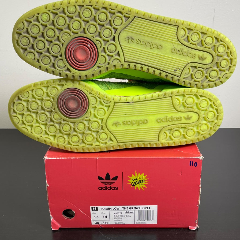 adidas Forum Low The Grinch 13 (Moderately Worn Pre-Owned)adidasGreen/Green/Green - Image 4