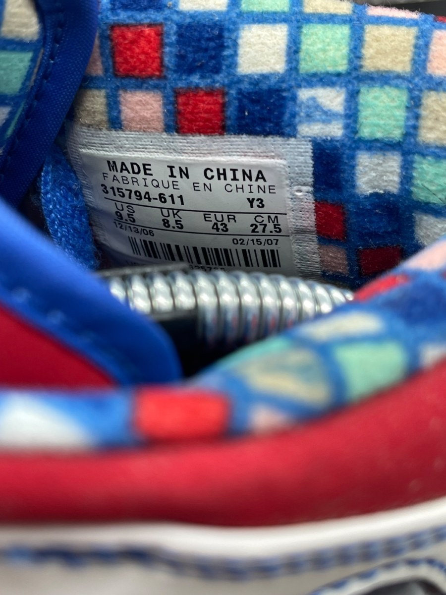 Jordan 1 Retro LS Sport Red 9.5 (Moderately Worn Pre-Owned)JordanSport Red/Varsity Blue-White - Image 8