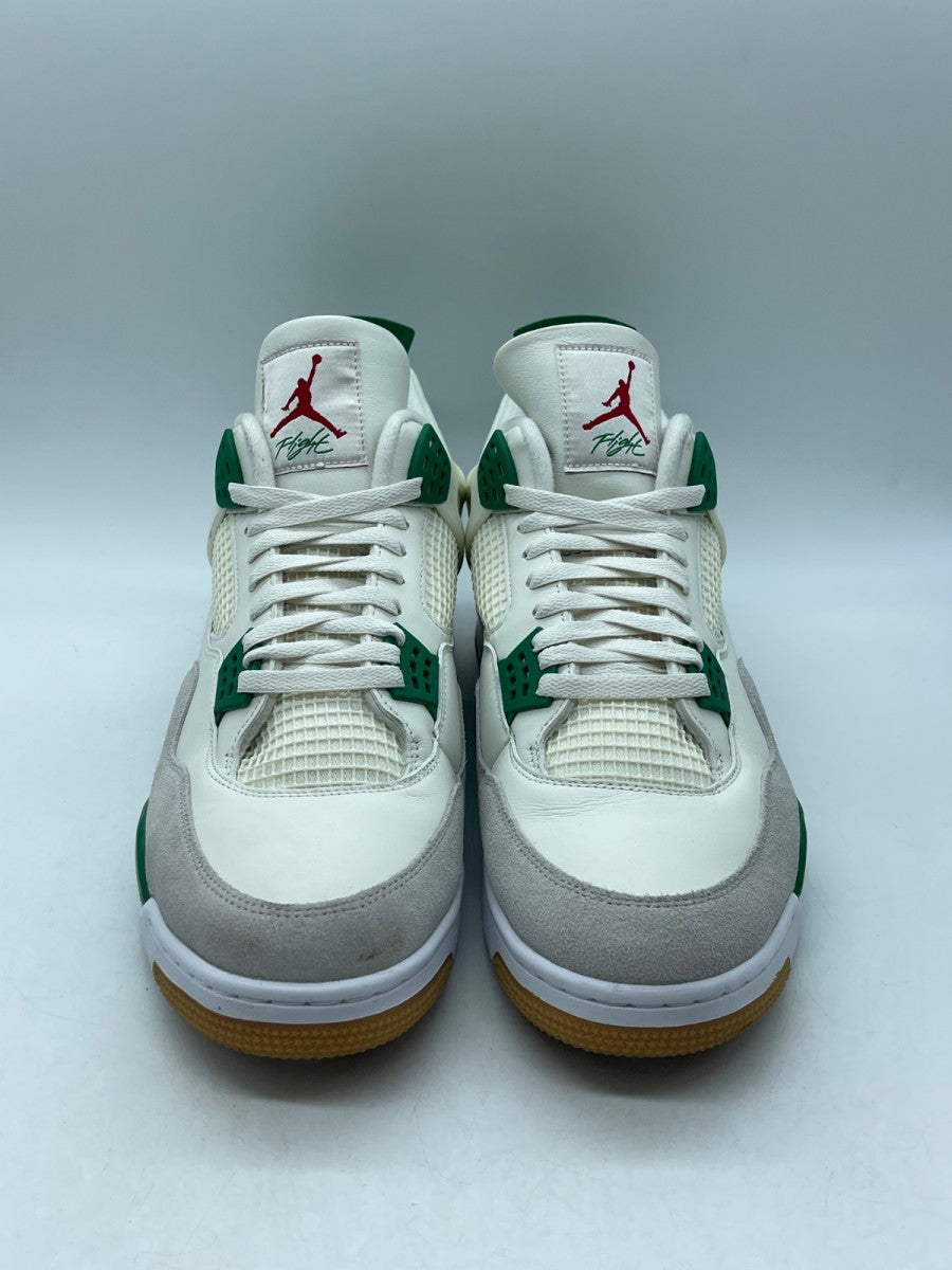 Jordan 4 Retro SB Pine Green 15 (Moderately Worn Pre-Owned)JordanSail/Pine Green/Neutral Grey/White - Image 2