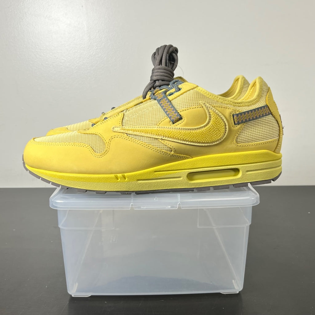 Nike Air Max 1 Travis Scott Cactus Jack Saturn Gold 15 (New Pre-Owned)NikeSaturn Gold/Tea Tree Mist/Tent - Image 3