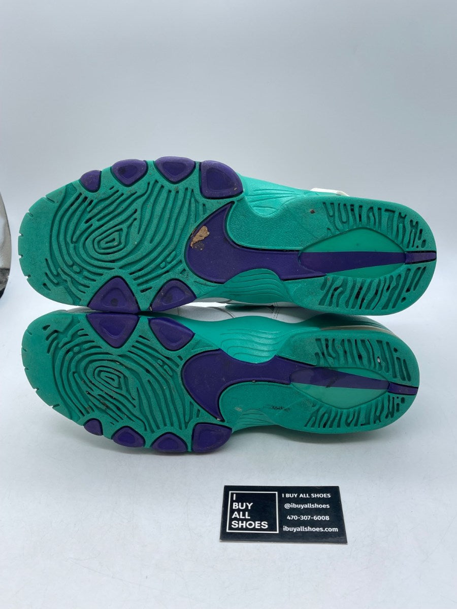 Nike Air Max 2 Strong White Violet Atomic Teal 13 (Moderately Worn Pre-Owned) - Image 7