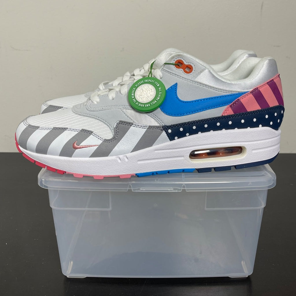 Nike Air Max 1 Parra (2018) 10 (New Pre-Owned)NikeWhite/Multi-Color - Image 3
