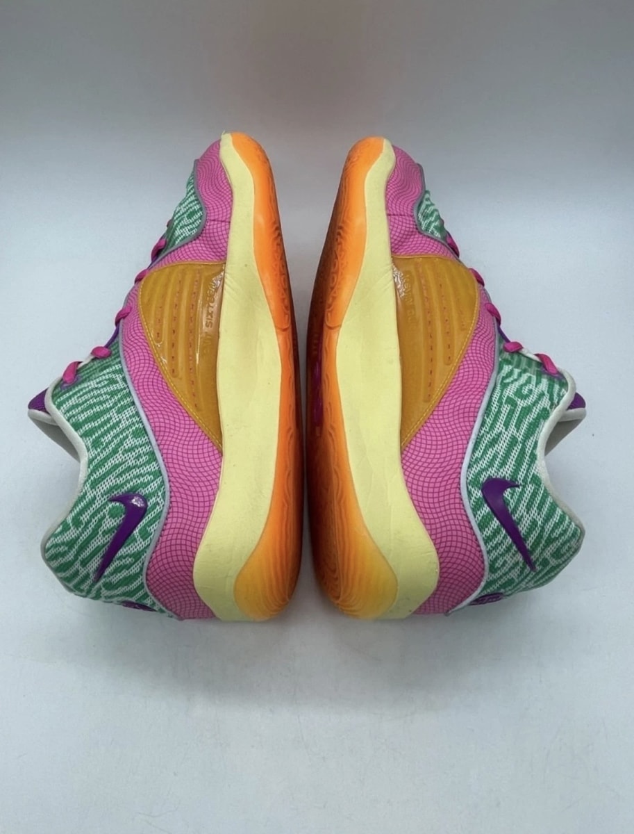 Nike KD 16 All-Star 13 (Lightly Worn Pre-Owned)NikeStadium Green/Hyper Violet/Barely Green/Playful Pink/University Gold/Lightening - Image 6