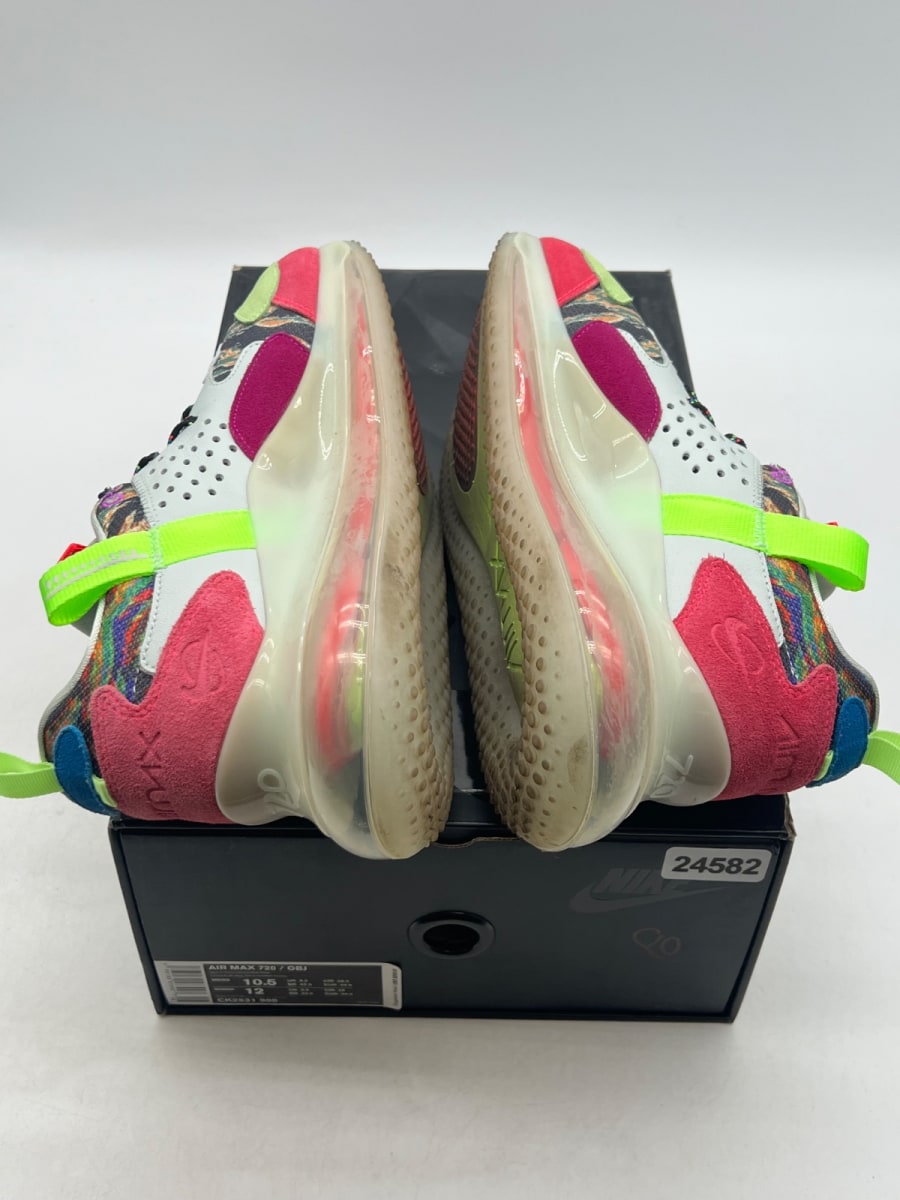 Nike Air Max 720 OBJ Odell Beckham Jr Young King of The Drip 10.5 (Lightly Worn Pre-Owned)NikeMulti-Color/Hyper Pink-Lime Blast - Image 9