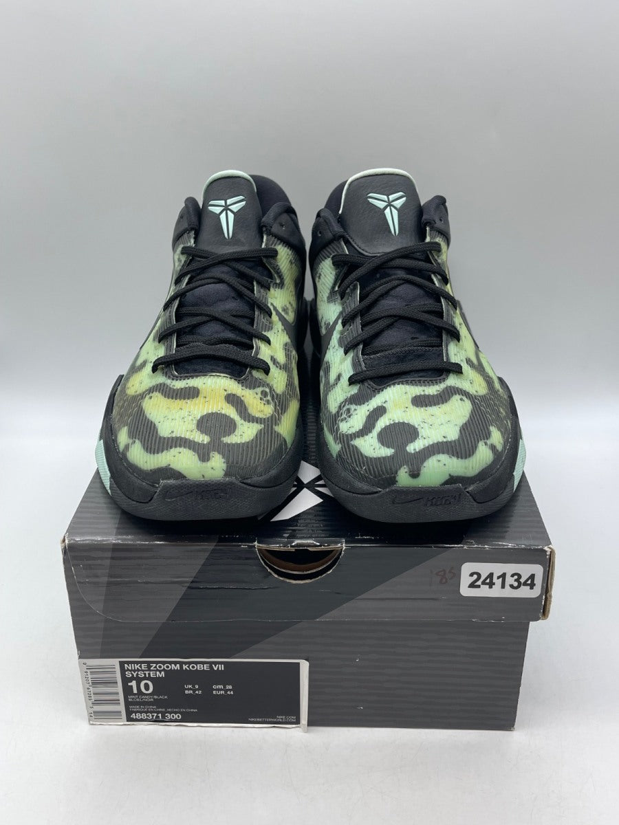 Nike Kobe 7 Poison Dart Frog (Mint) 10 (Moderately Worn Pre-Owned)NikeMint Candy/Black - Image 2