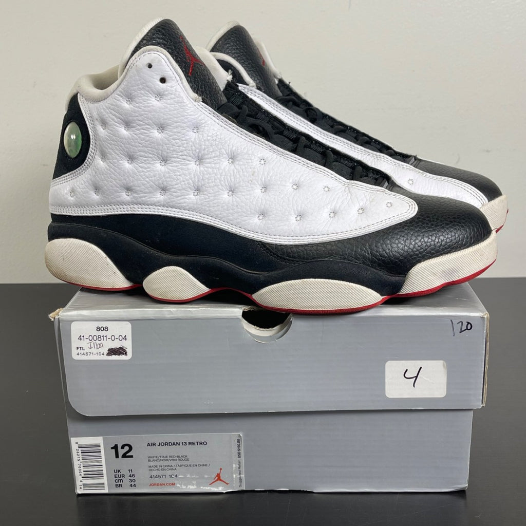 Jordan 13 Retro He Got Game (2018) 12 (Moderately Worn Pre-Owned)JordanWhite/True Red-Black - Image 1
