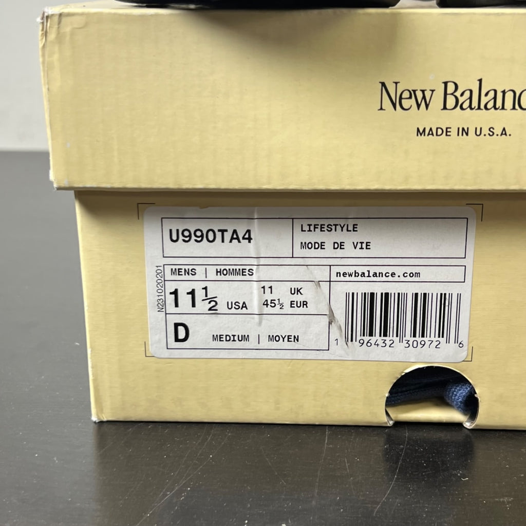 New Balance 990v4 MiUSA Grey Day (2023) 11.5 (VNDS Pre-Owned)New BalanceMarblehead/Vintage Indigo - Image 5