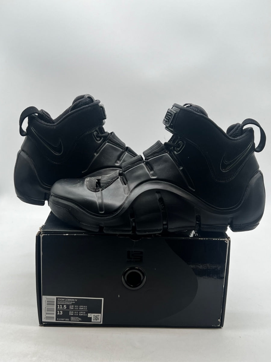 Nike LeBron 4 Black Anthracite (2023) 11.5 (Moderately Worn Pre-Owned)NikeBlack/Anthracite/Black - Image 1