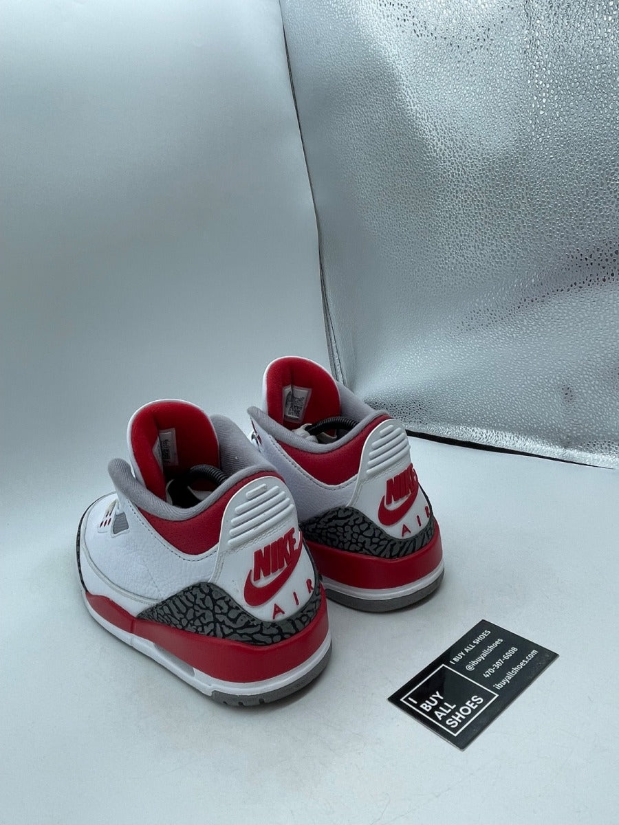 Jordan 3 Retro Fire Red (2022) 9.5 (Moderately Worn Pre-Owned) - Image 4