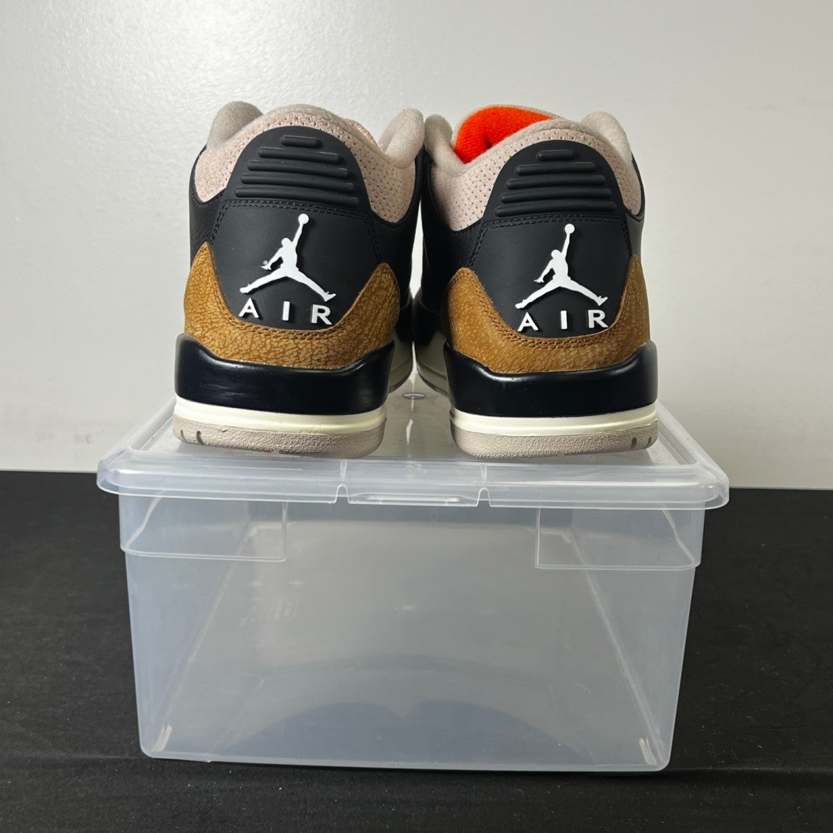 Jordan 3 Retro Desert Elephant 11 (New Pre-Owned)JordanBlack/Rush Orange/Fossil Stone/Sail - Image 6