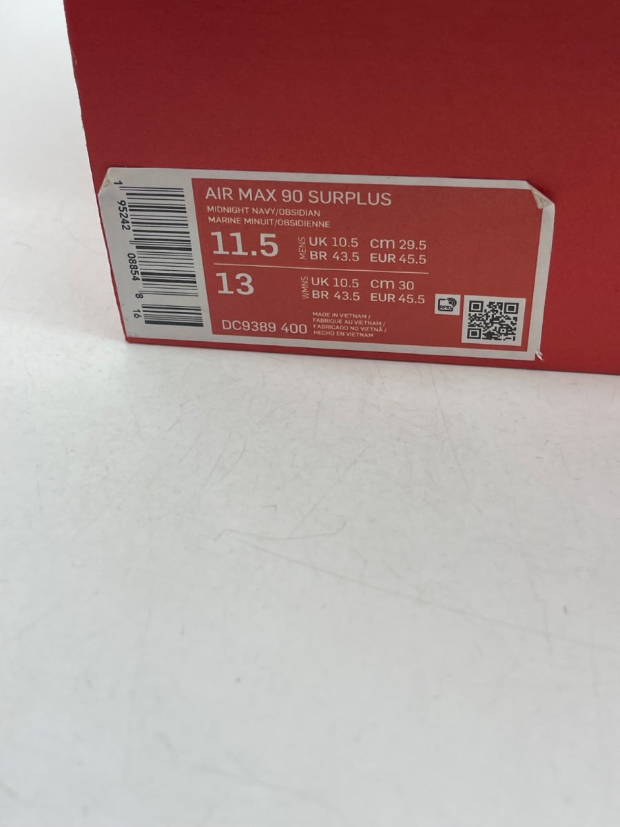 Nike Air Max 90 Surplus Midnight Navy 11.5 (Moderately Worn Pre-Owned)NikeMidnight Navy/Obsidian-Hyper Jade - Image 9