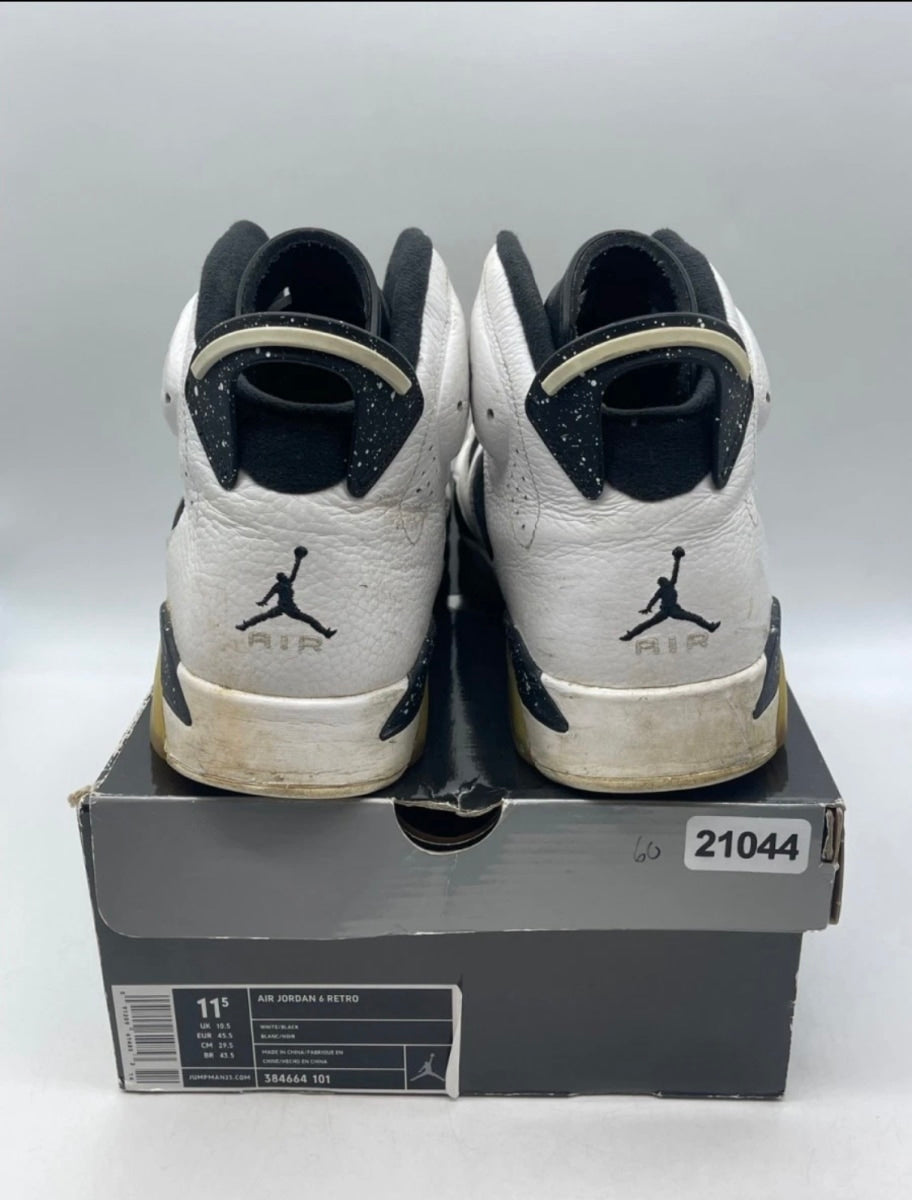 Jordan 6 Retro Oreo 11.5 (Heavily Worn Pre-Owned)JordanWhite/Black-Speckle - Image 3