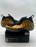 Nike Air Foamposite One Metallic Gold 9 (Lightly Worn Pre-Owned)NikeMetallic Gold/Metallic Gold-Black - Image 1