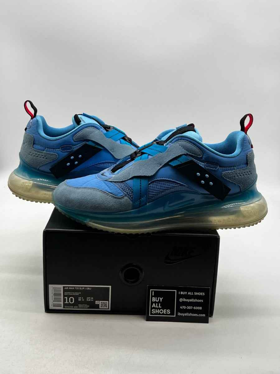 Nike Air Max 720 OBJ Slip University Blue 10 (Moderately Worn Pre-Owned) - Image 1