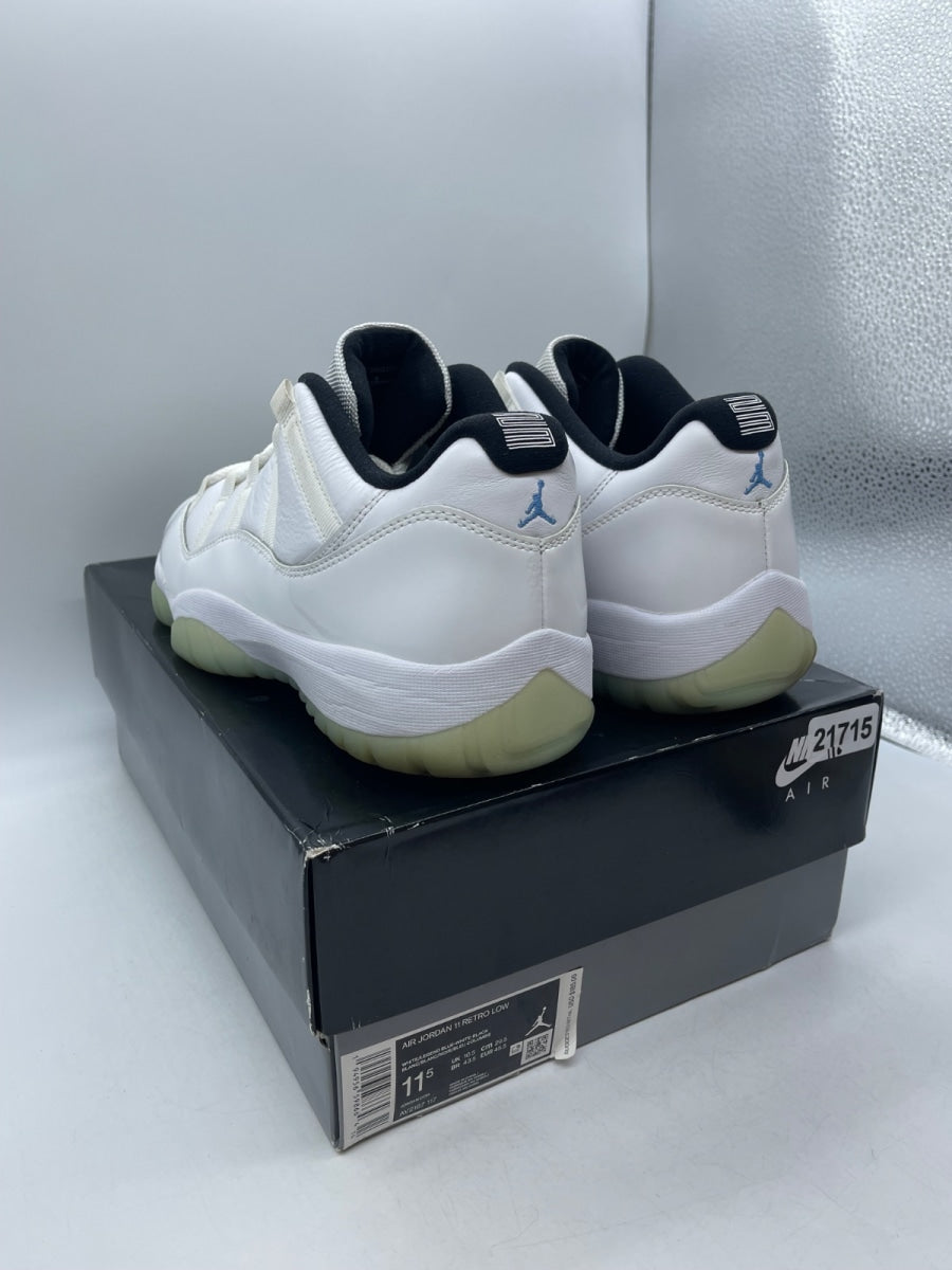 Jordan 11 Retro Low Legend Blue 11.5 (Moderately Worn Pre-Owned)JordanWhite/White-Black-Legend Blue - Image 4