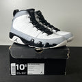 Jordan 9 Retro Barons 10.5 (Lightly Worn Pre-Owned)JordanWhite/Black-Wolf Grey - Image 1