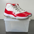 Jordan 11 Retro Cherry (2022) 9.5 (Moderately Worn Pre-Owned)JordanWhite/Varsity Red/Black - Image 1
