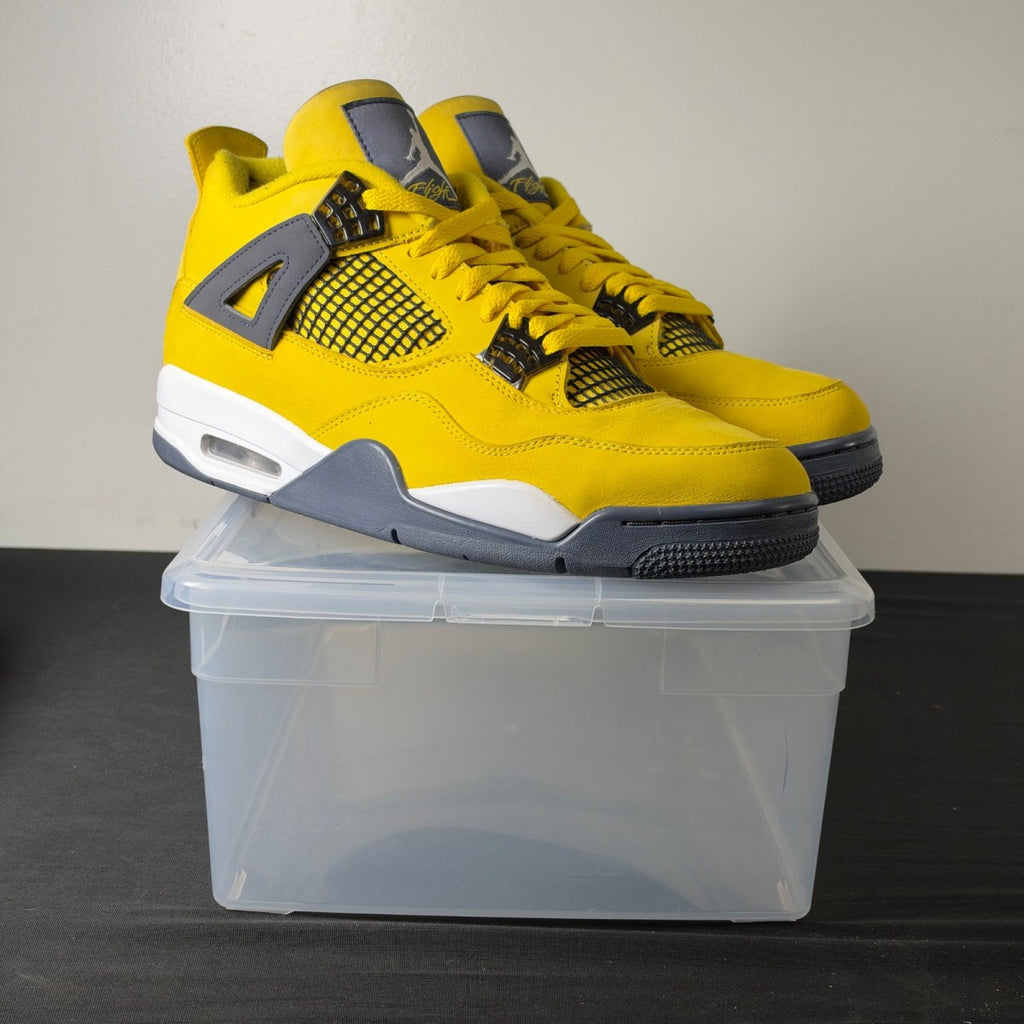 Jordan 4 Retro Lightning (2021) (Size 10.5) - Image 1