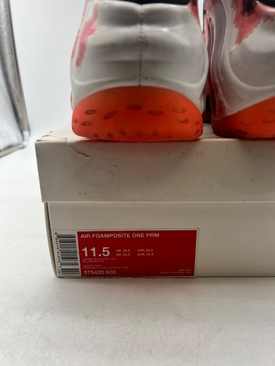 Nike Air Foamposite One Thermal Map 11.5 (Lightly Worn Pre-Owned)NikeAtomic Red/Atomic Red - Image 4
