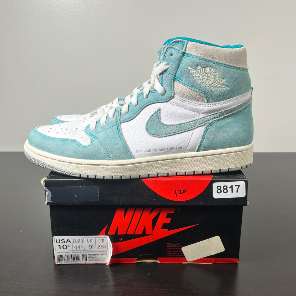 Jordan 1 Retro High Turbo Green (Size 10.5) Moderately Worn - Image 3