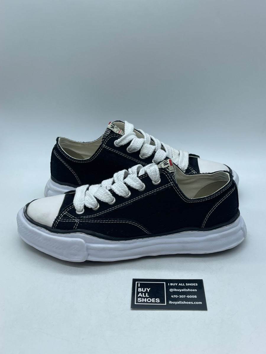Maison Mihara Yasuhiro Hank OG Sole Canvas Low Black 45 (Moderately Worn Pre-Owned) - Image 1