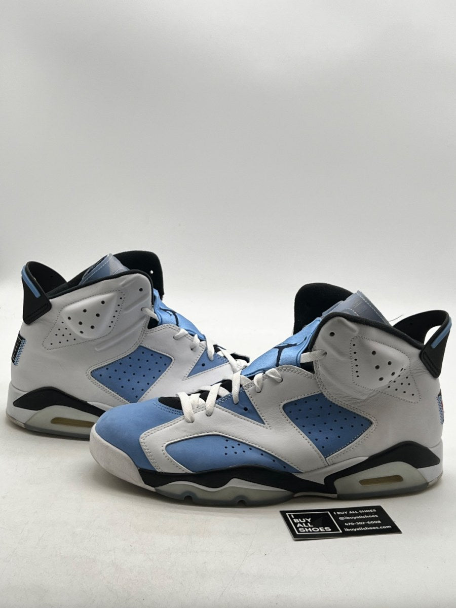 Jordan 6 Retro UNC White 13 (Moderately Worn Pre-Owned) - Image 1