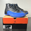 Jordan 12 Retro Black Game Royal 11 (Moderately Worn Pre-Owned)JordanBlack/Game Royal-Black - Image 1
