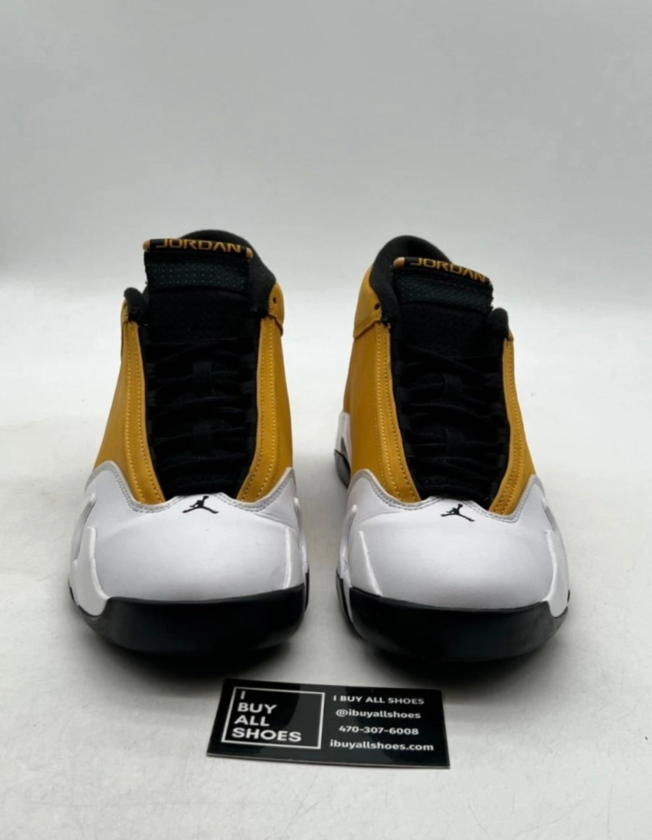Jordan 14 Retro Light Ginger (2022) 10 (Lightly Worn Pre-Owned)JordanLight Ginger/Black/White - Image 2