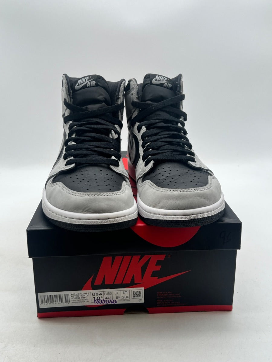 Jordan 1 Retro High Shadow 2.0 10.5 (Lightly Worn Pre-Owned)JordanBlack/White-Light Smoke Grey - Image 2