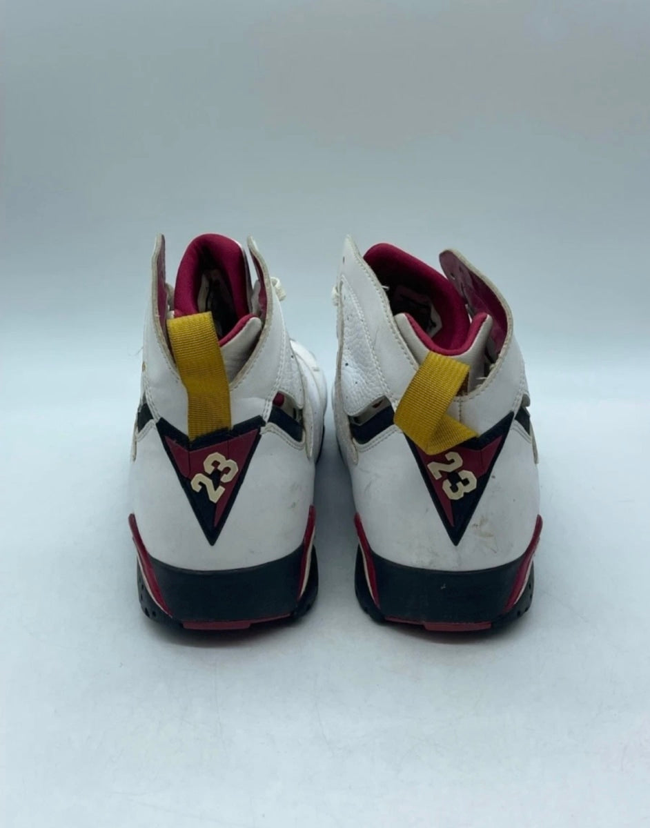 Jordan 7 Retro Cardinal (2011) 12 (Heavily Worn Pre-Owned)JordanWhite/Bronze-Cardinal Red-Black - Image 3