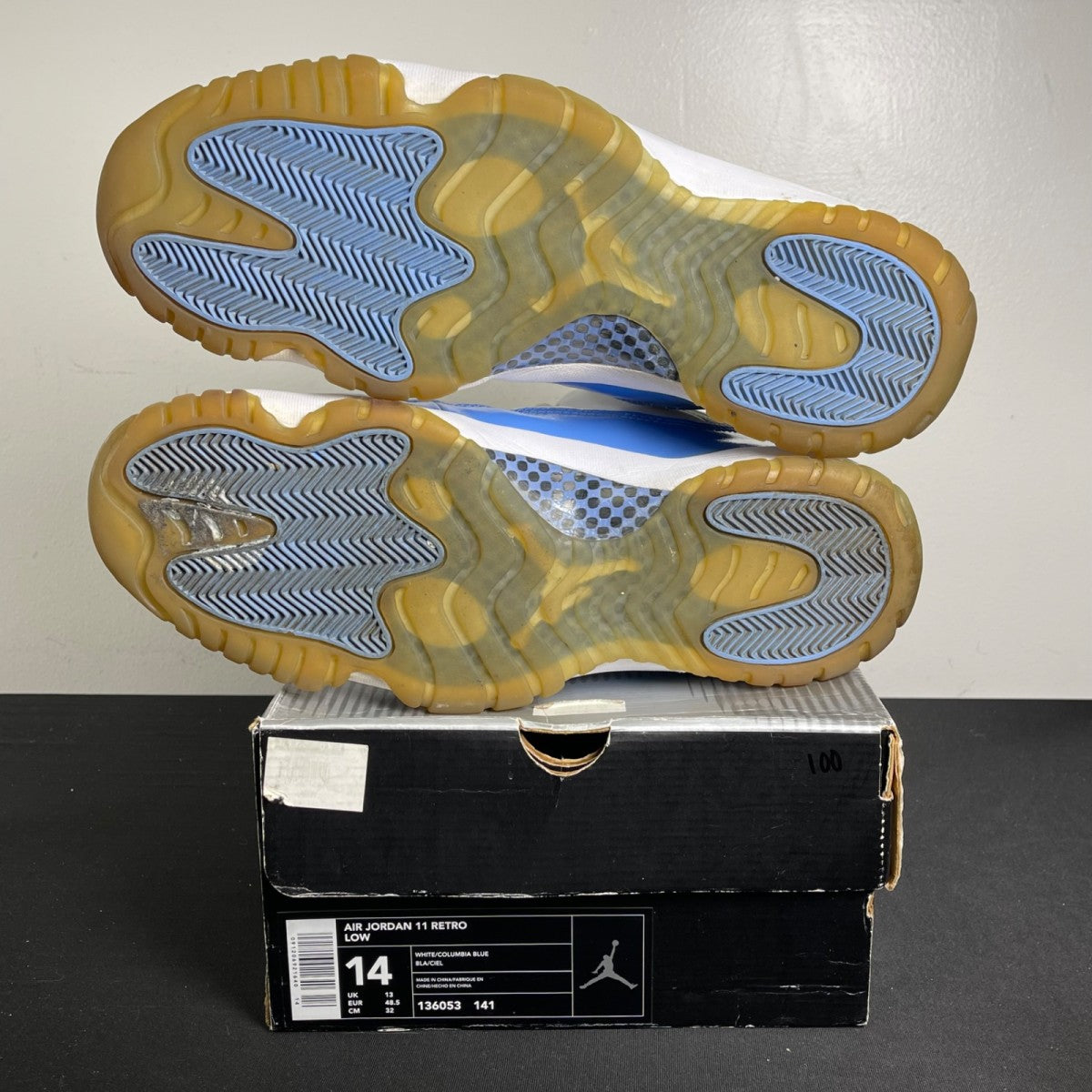 Jordan 11 Retro Low Columbia Blue (2001) (Size 14) - Image 5