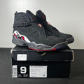 Jordan 8 Retro Playoffs (2013) 9 (Heavily Worn Pre-Owned)JordanBlack/True Red-White - Image 1