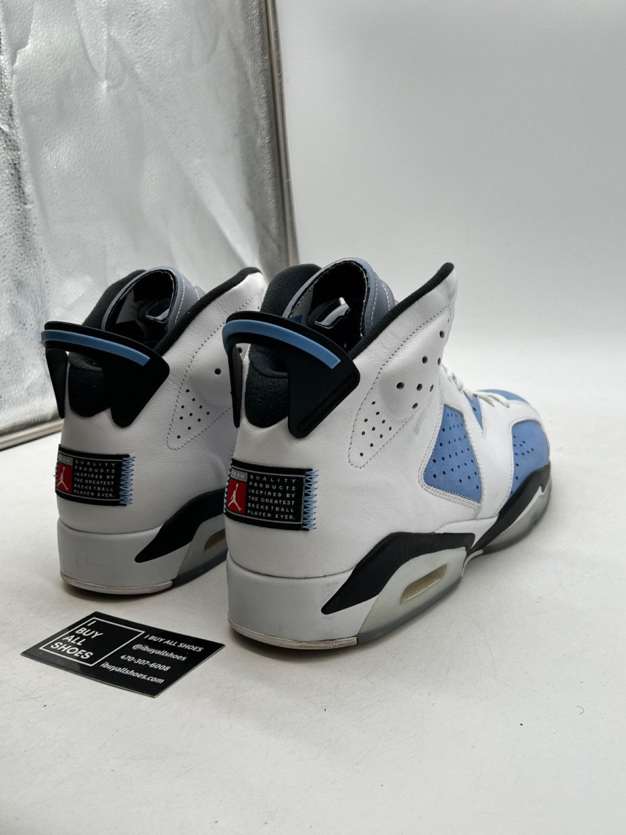 Jordan 6 Retro UNC White 13 (Moderately Worn Pre-Owned) - Image 3