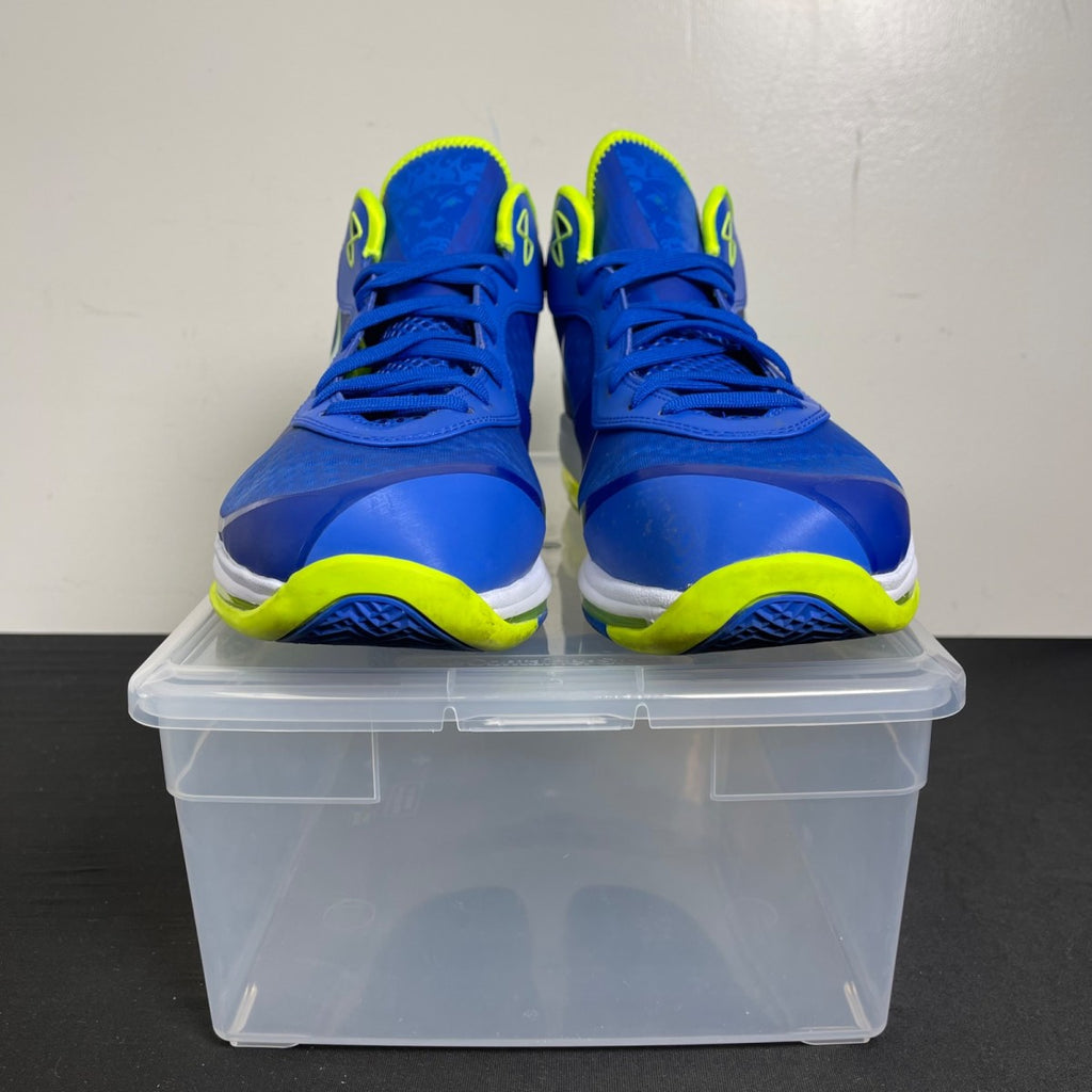 Nike LeBron 8 V/2 Low Sprite (2011) 13 (Moderately Worn Pre-Owned)NikeTreaure Blue/White-Black-volt - Image 2