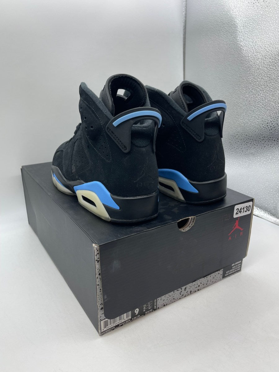 Jordan 6 Retro UNC 9 (Moderately Worn Pre-Owned)JordanBlack/University Blue - Image 4