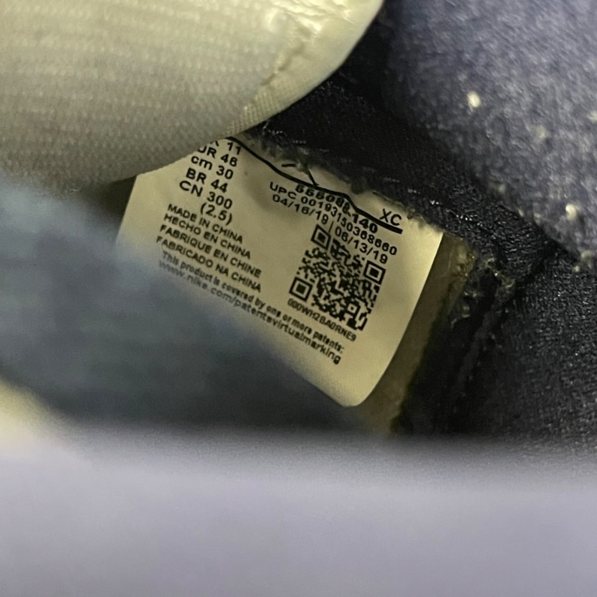 Jordan 1 Retro High Obsidian 12 (Moderately Worn Pre-Owned)JordanSail/Obsidian-University Blue - Image 6