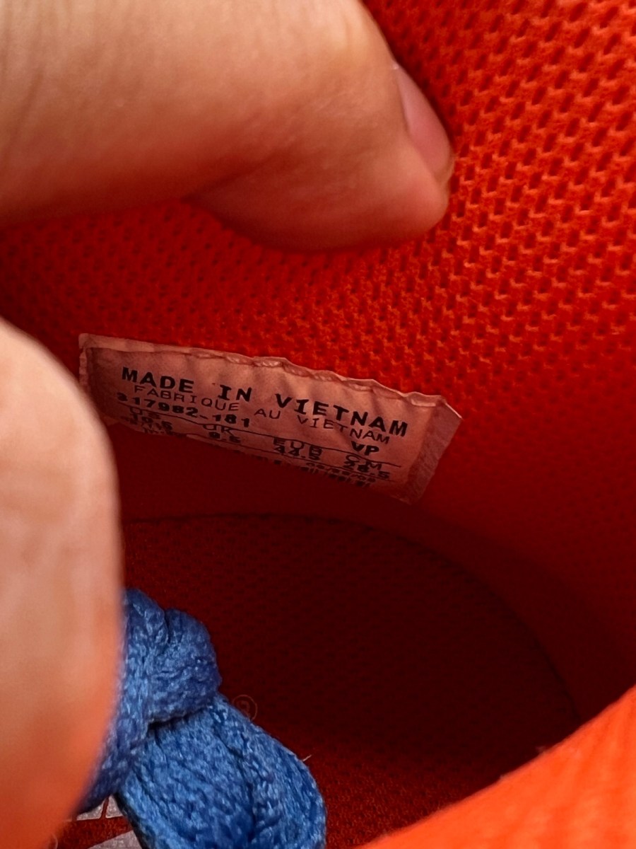 Nike Dunk High White Orange Blaze Varsity Blue 10.5 (Lightly Worn Pre-Owned) - Image 6
