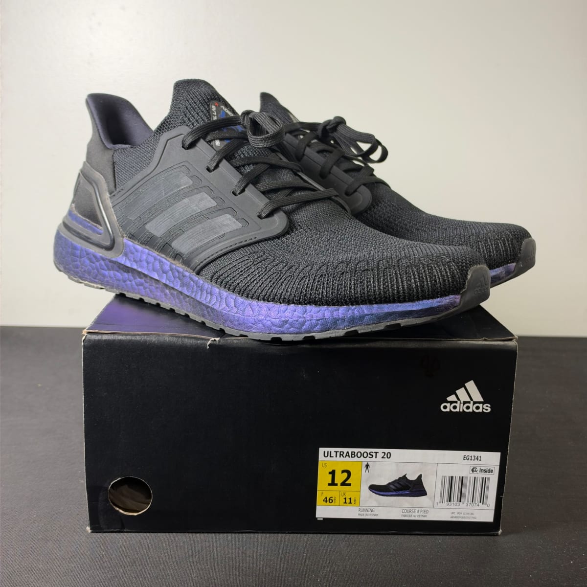 adidas Ultra Boost 2020 ISS US National Lab Core Black (Size 12) - aux