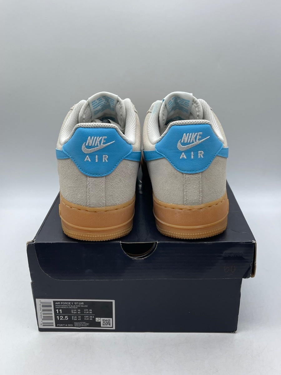 Nike Air Force 1 Low '07 LV8 Phantom Baltic Blue 11 (Moderately Worn Pre-Owned) - Image 3