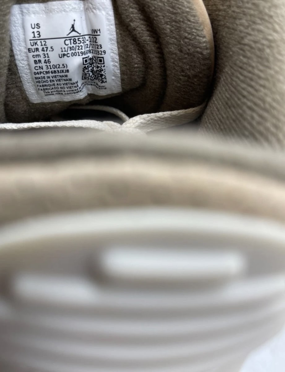 Jordan 3 Retro Palomino 13 (Lightly Worn Pre-Owned)JordanLight Orewood Brown/Metallic Gold/Light British Tan/Palomino - Image 8