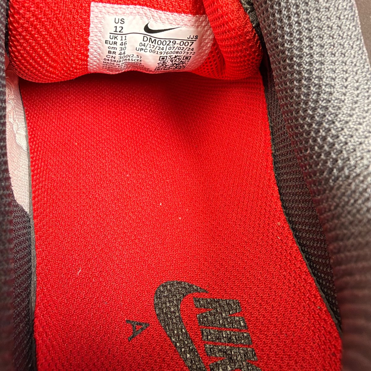 Nike Air Max 90 'Iron Grey Fire Red' (Size 12) - Image 6
