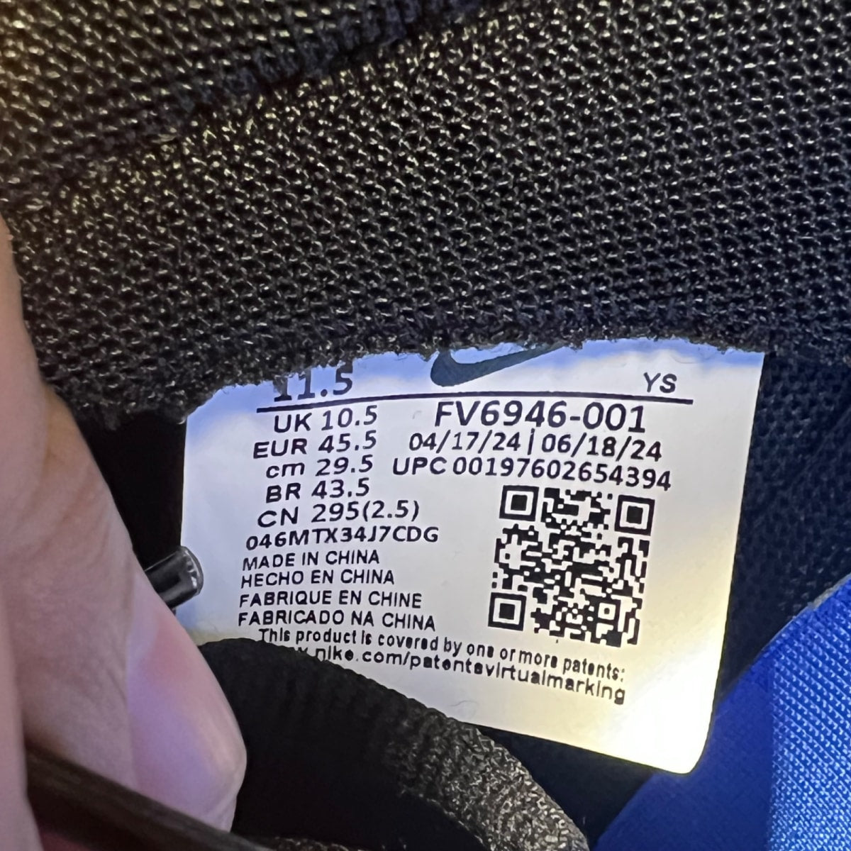 Nike Air Max Waffle Racer SP Black Anthracite (Size 11.5) - Image 7