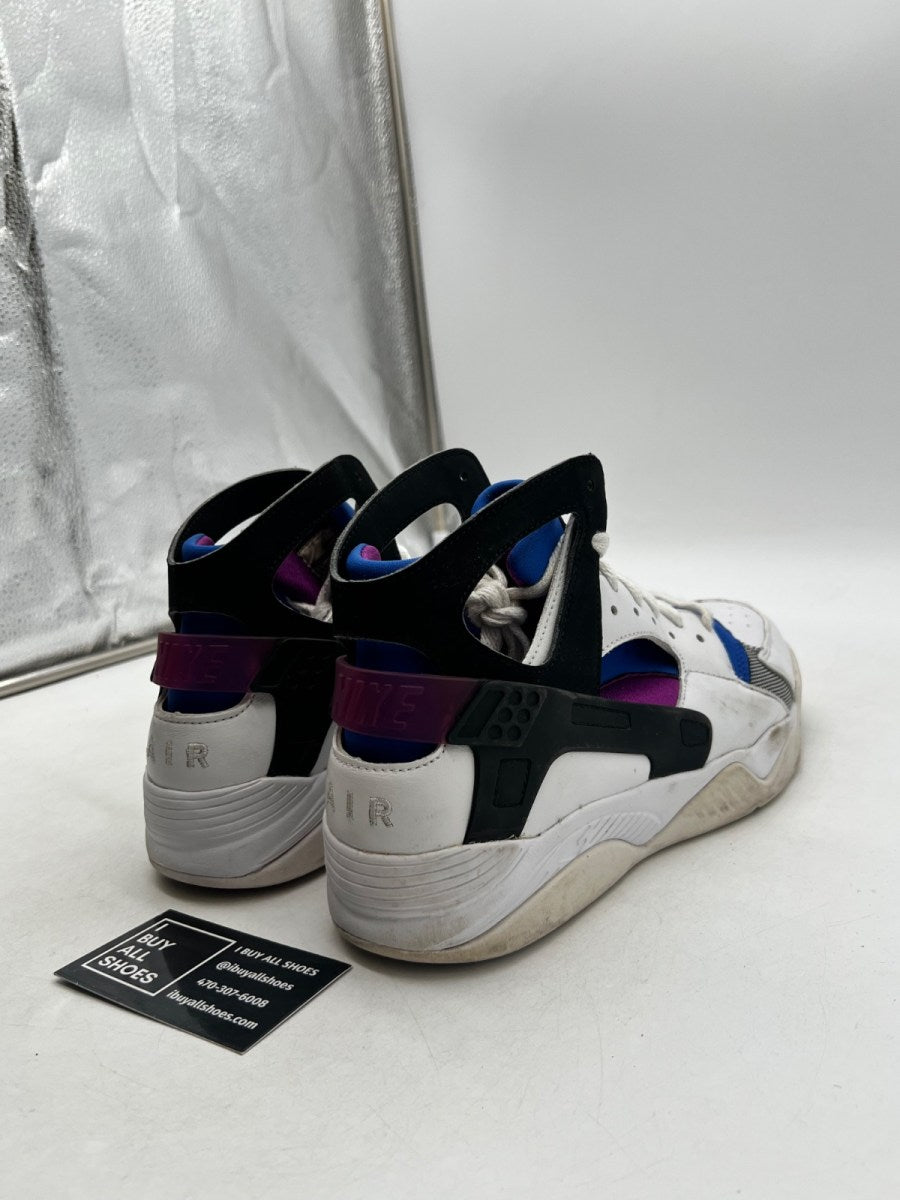 Nike Air Flight Huarache OG White Bold Berry (2014) 9.5 (Heavily Worn Pre-Owned) - Image 5