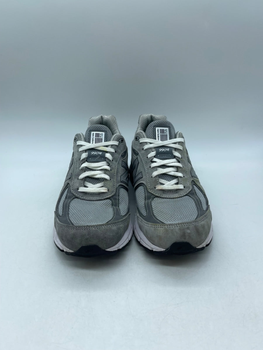 New Balance 990v4 MiUSA Grey Silver 10 (Moderately Worn Pre-Owned) - Image 2